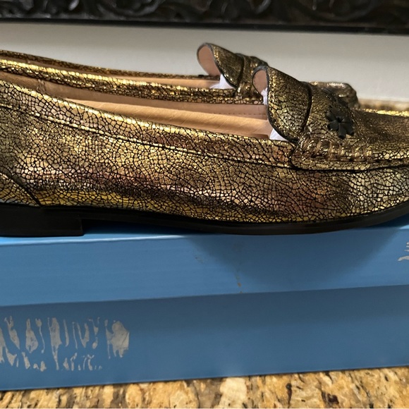 Jack Rogers Remy Loafer - Gold 7 1/2 NIB - Picture 8 of 8